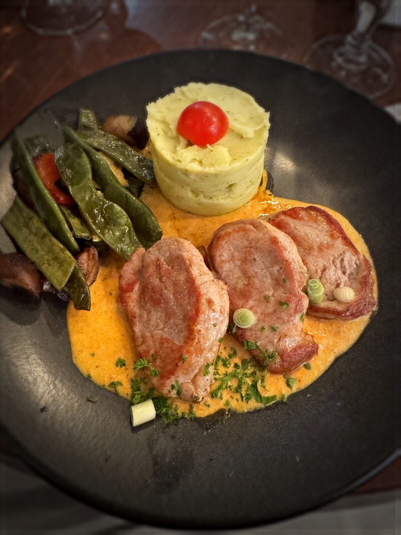 Filet mignon de porc, sauce chorizo