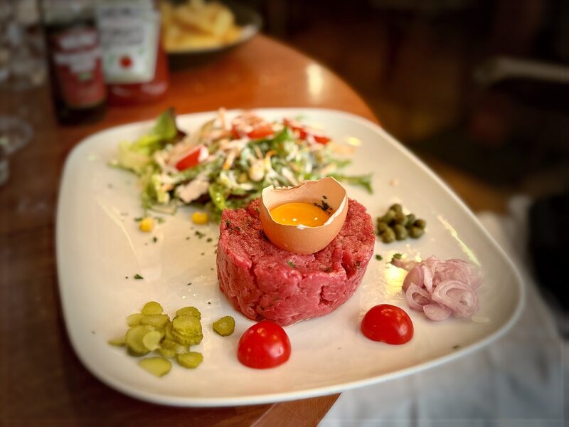 Steak tartare de bœuf